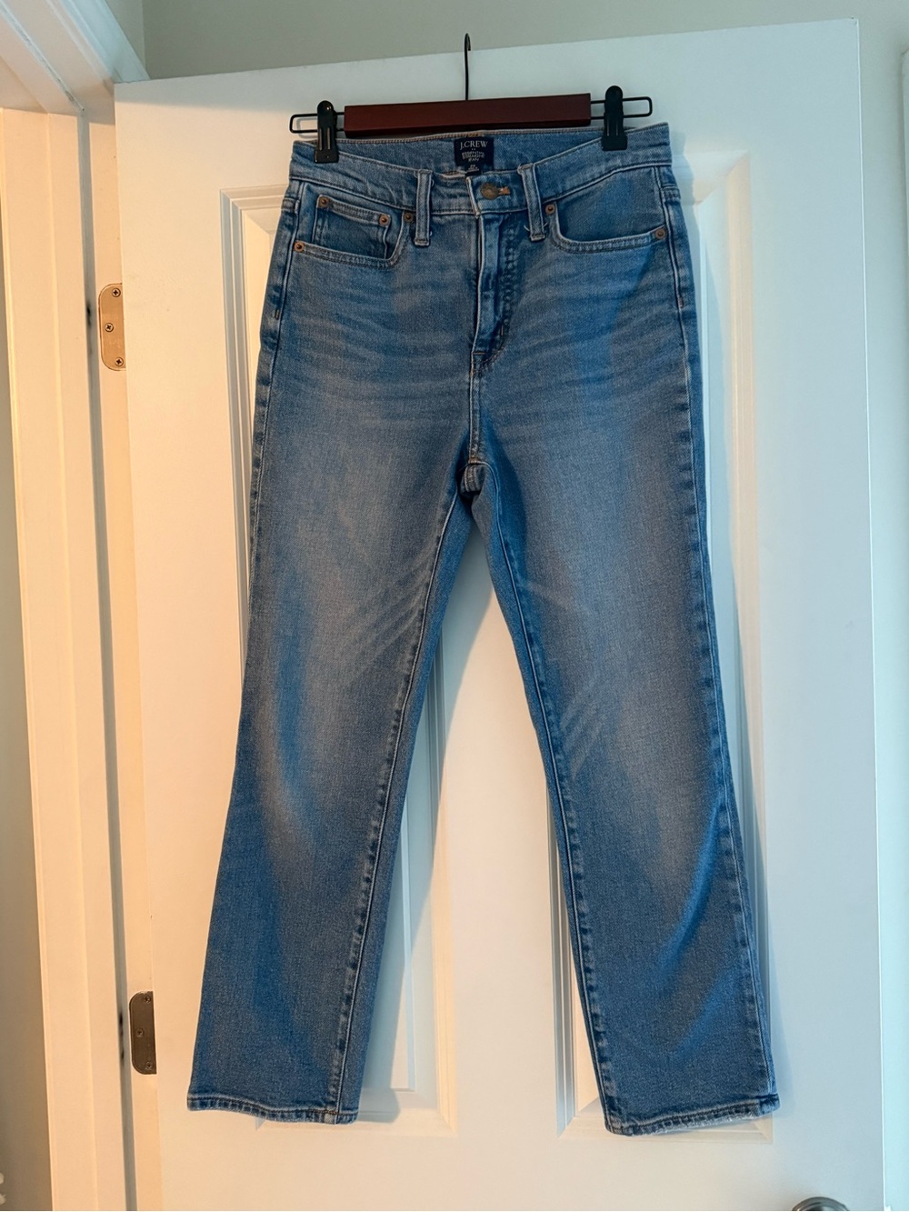 J. Crew Essential Straight Jeans